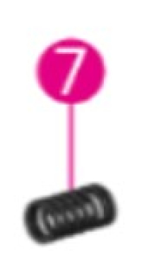 Deo za motor - opruga za ležaj (top hat spring) 157M.03.202 New Adviser